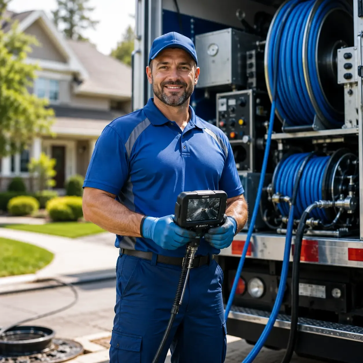 Local outdoor drain cleaning specialists in Frankfort, OH